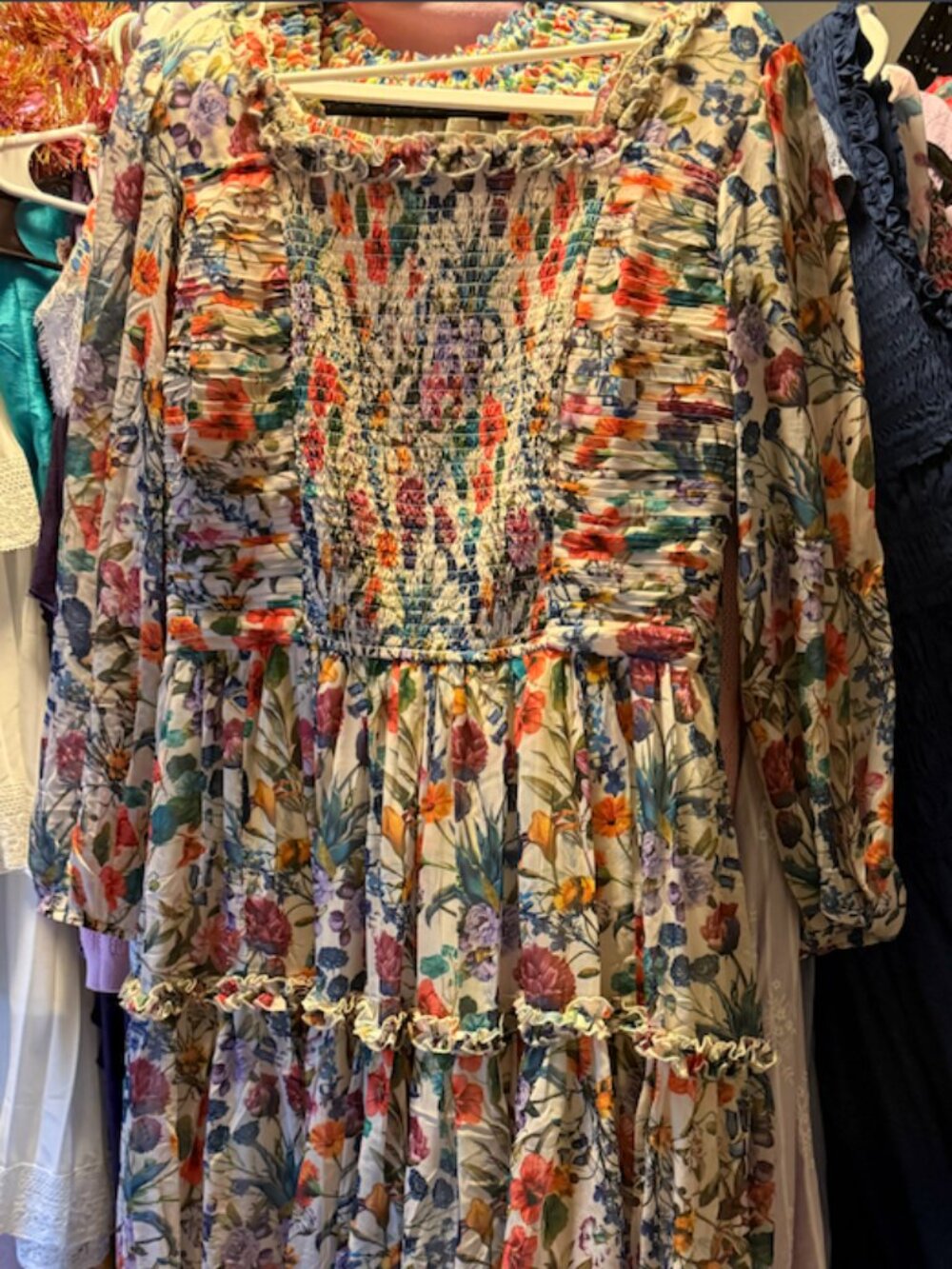 Ivy City Selena dress in Watercolor Floral Size L